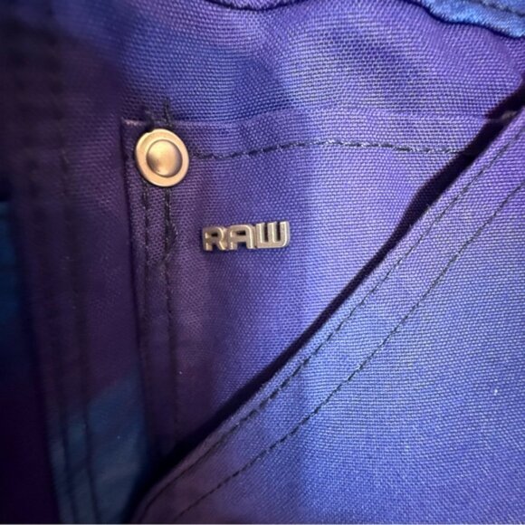 G-STAR RAW Elwood Mid Waist Boyfriend Neptune Violet Cobalt Blue Pharrell Jeans - Picture 7 of 16